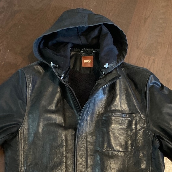 Hugo Boss Men's leather Fall jacket - Picture 11 of 14